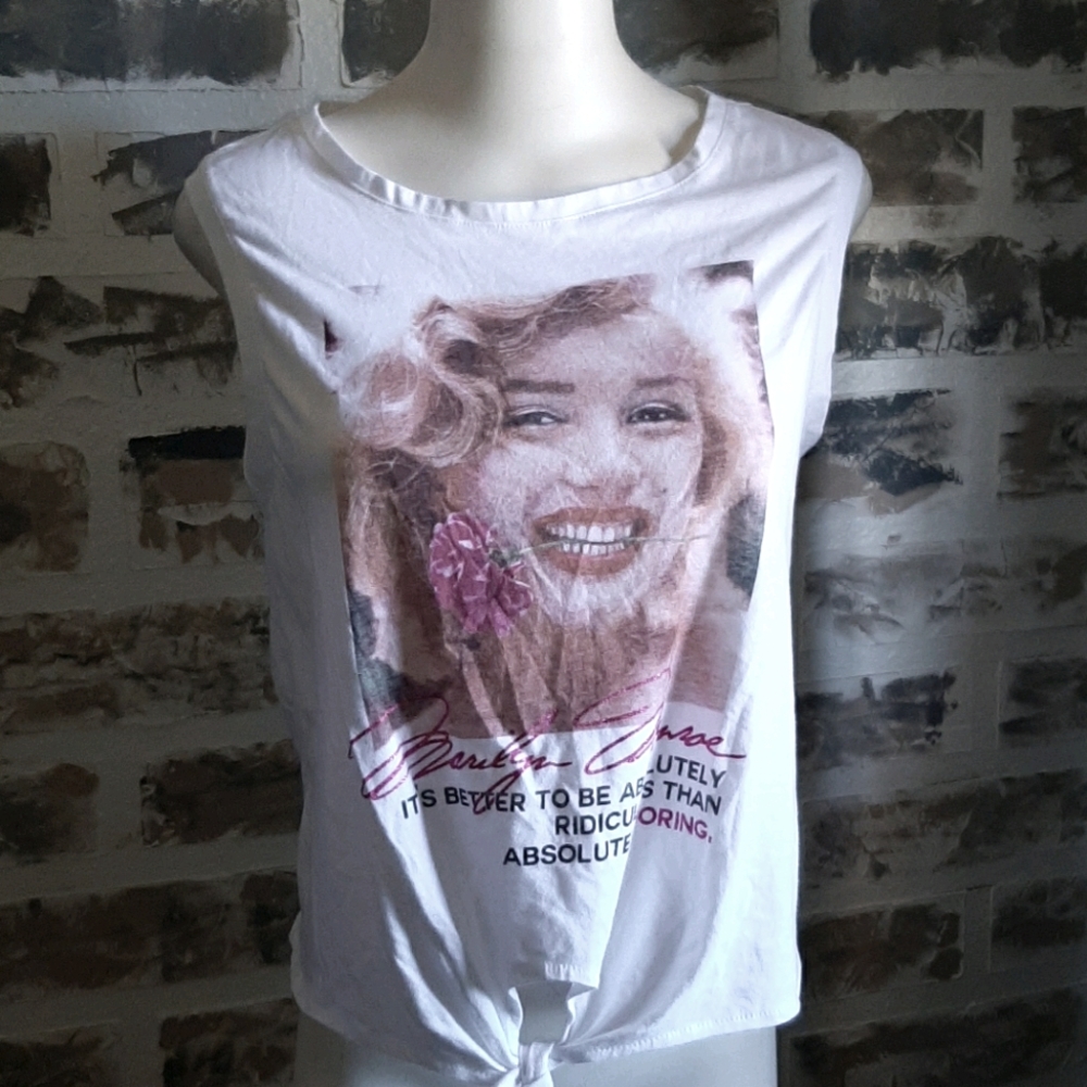 💖Marilyn Monroe crop T-Shirt